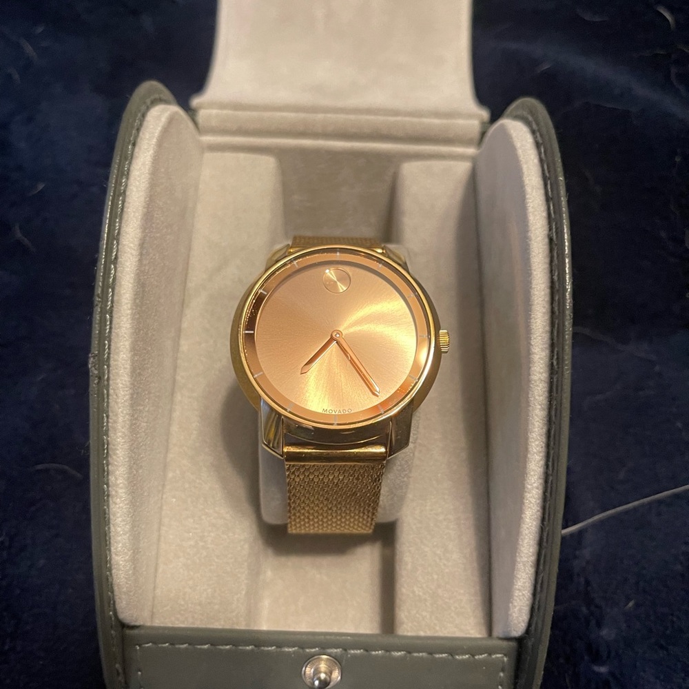 Movado Watch Rose Gold